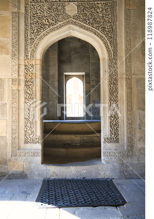 Inside the Shirvanshahs Palace, a UNESCO World Heritage Site in Baku 118987824