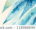 Watercolor dynamics blurred blue 118988690