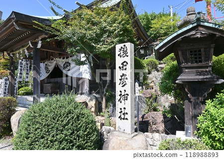 Sarutahiko Shrine next to Sanko Inari Shrine Sarutahiko Shrine next to Sanko Inari Shrine 118988893