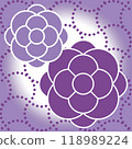 A combination of polka dots and geometric floral patterns is combined with a Japanese-style gradation. 118989224