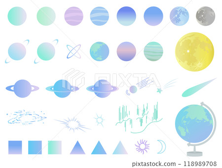 空間主題插圖集插圖背景插圖 空間主題插圖集插圖背景插圖 118989708