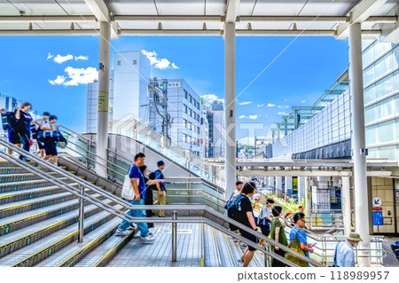Cityscape of Kawasaki City, Kanagawa Prefecture, Noborito Station 118989957