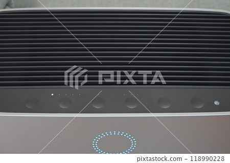 air purifier technology clean dust pm 2.5 in living room inside home for healthy care 118990228