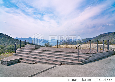 [View from the Uchiji Asahi Observatory] Uchiji, Tomo-cho, Fukuyama City, Hiroshima Prefecture 118991637