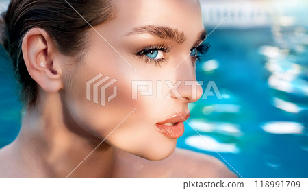 Woman in Water 118991709