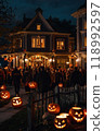 Candle-lit Halloween festival 118992597
