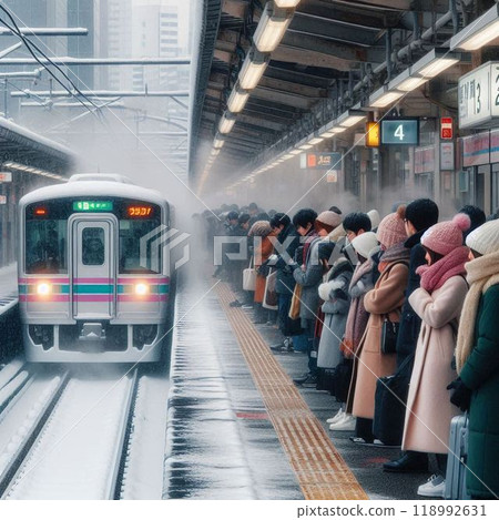 火車離開車站 118992631