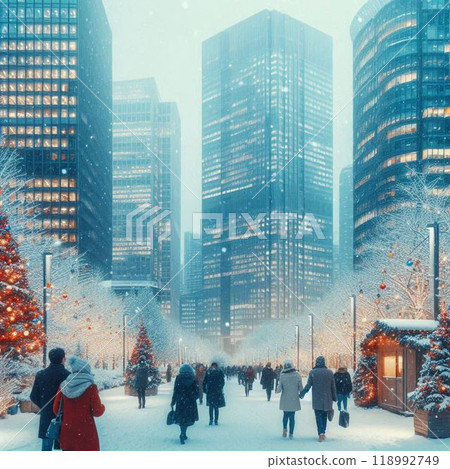 雪景辦公區 118992749