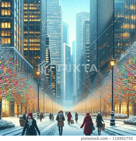 雪景辦公區 118992750