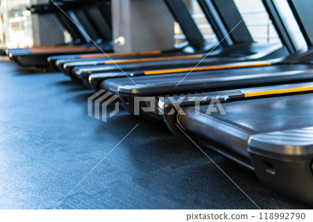 gym fitness treadmill athlete cardio fit health jogging lifestyle sport exercise workout gym fitness treadmill athlete cardio fit health jogging lifestyle sport exercise workout 118992790