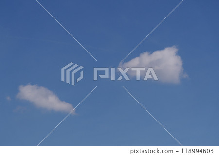  Blue sky and clouds 118994603