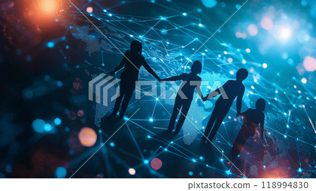 shield, teamwork, network 118994830