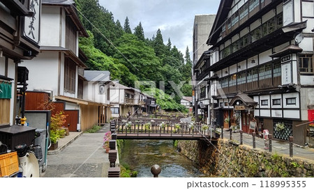 銀山溫泉懷舊街景【日本山形】 118995355