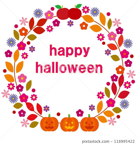 Happy Halloween pumpkin jack-o-lantern autumn 118995422