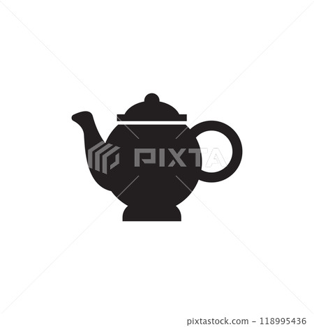 Tea pot icon logo design template isolated illustration Tea pot icon logo design template isolated illustration 118995436