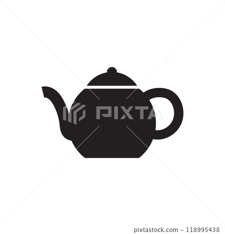 Tea pot icon logo design template isolated illustration Tea pot icon logo design template isolated illustration 118995438