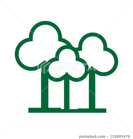 Tree icon logo design template isolated illustration Tree icon logo design template isolated illustration 118995479