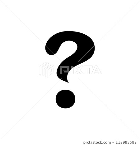 Question symbol icon logo design template isolated illustration Question symbol icon logo design template isolated illustration 118995592