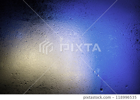 Background of misted glass. Christmas lights Background of misted glass. Christmas lights 118996535