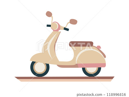 米色踏板車 118996816
