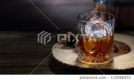 whiskey rock wood background whiskey rock wood background 118996932
