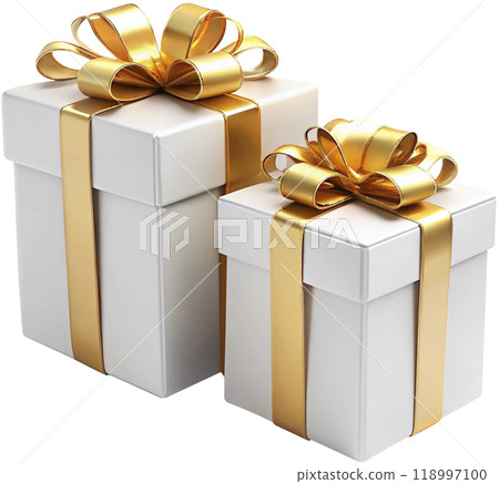 gift boxes isolated on the white background 118997100