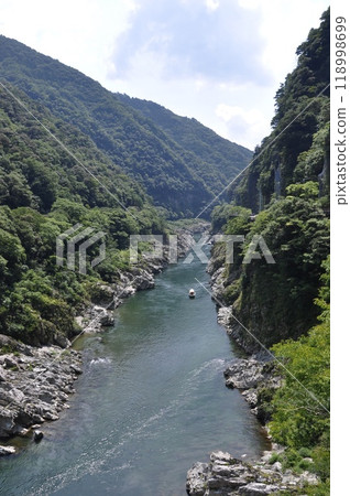 Tokushima Oboke and sightseeing boat Tokushima Oboke and sightseeing boat 118998699