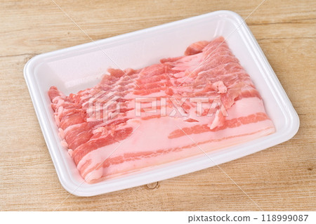 豬肉，生肉，肉，五花肉，五花肉，包。 118999087