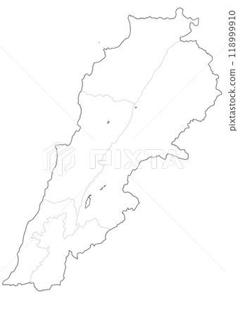 Blank map Lebanon Blank map Lebanon 118999910