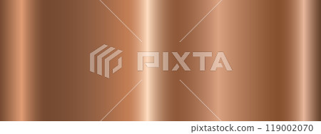 Copper metal gradient. Metallic gradient effects for the design of text and bulletin boards, infographics. 119002070