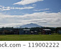 Mount Iwaki on a clear day as seen from Ajigasawa Town, Aomori Prefecture 119002222