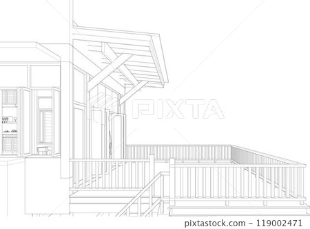 3D illustration of building project 119002471