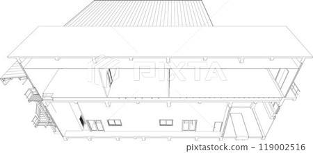 3D illustration of building project 119002516
