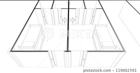 3D illustration of building project 119002591