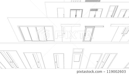 3D illustration of building project 119002603