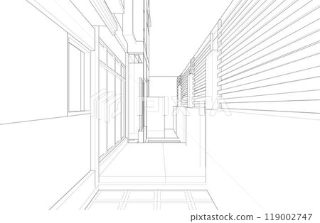 3D illustration of building project 119002747