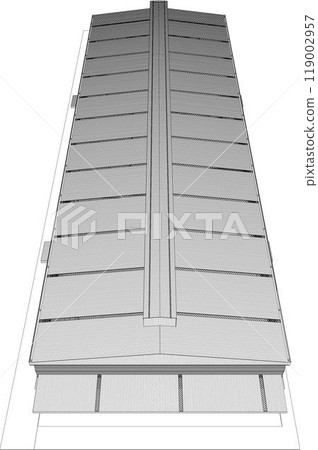 3D illustration of building project 119002957