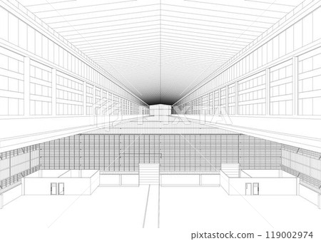 3D illustration of building project 119002974