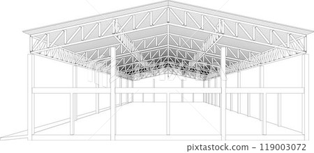 3D illustration of building project 119003072