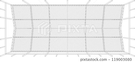 3D illustration of building project 3D illustration of building project 119003080