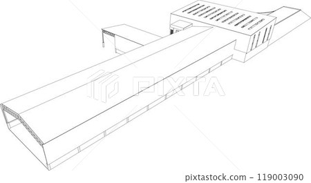 3D illustration of building project 119003090