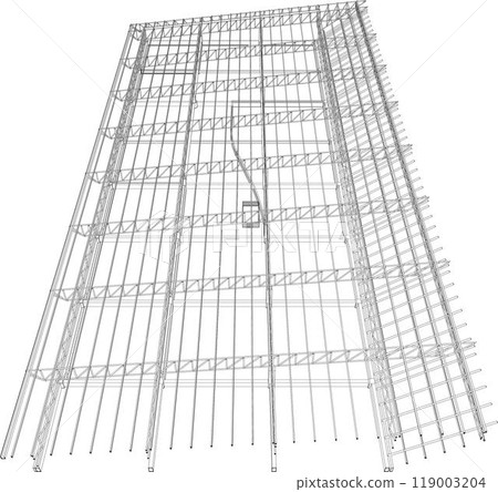 3D illustration of building project 119003204