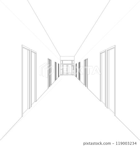 3D illustration of building project 119003234