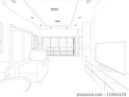 3D illustration of building project 119003279
