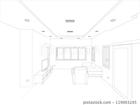 3D illustration of building project 119003285