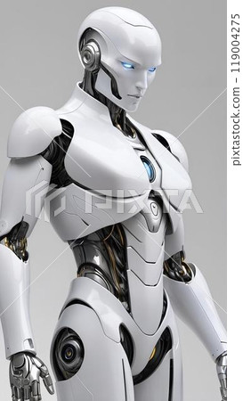 advanced android with flawless craftsmanship in digital art 119004275