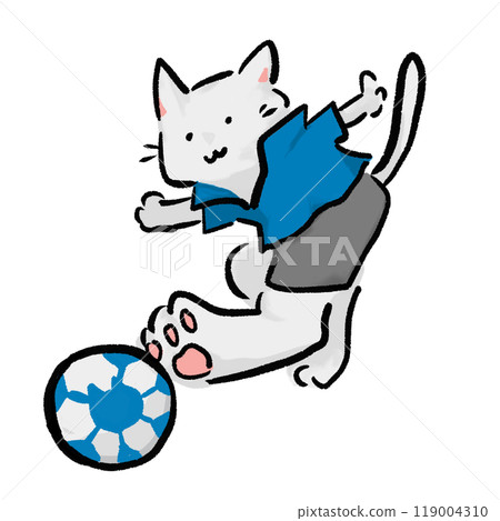 白貓射擊足球 白貓射擊足球 119004310