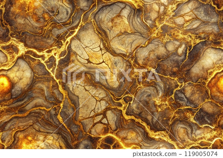 Indigo marbling with natural luxury style swirls of marble 119005074