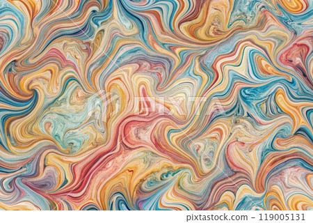 Indigo marbling with natural luxury style swirls of marble 119005131