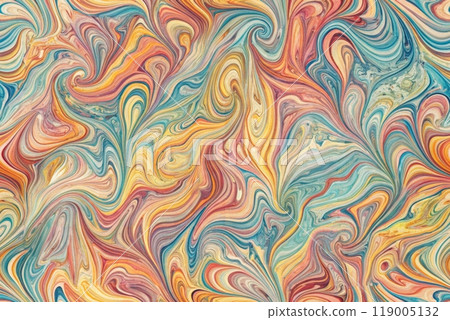 Indigo marbling with natural luxury style swirls of marble 119005132